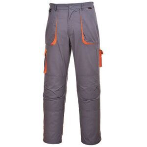 Portwest Mens Contrast Workwear Work Cargo Trousers (TX11) /Pants /Bottoms / Bla